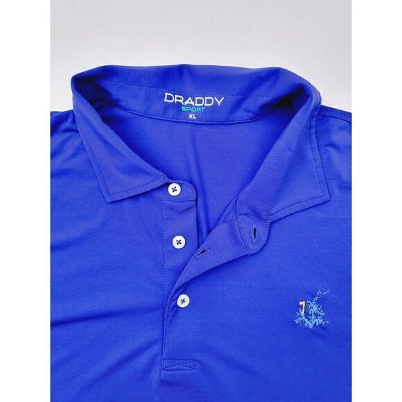 B Draddy Sport Polo Shirt Mens Medium Short Sleeve Size XL - Picture 5 of 8